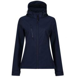 Kurtka Damska Venturer 3 Layer Hooded Soft Shell Jacket. Czarne kurtki damskie Regatta, l, bez wzorów, bez kaptura. Za 237.99 zł.