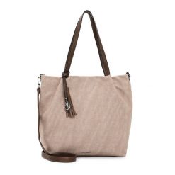 Emily & Noah Torebka Shopper E&N Elke Torby na zakupy 1 ct Nude Damski. Shopper bag damskie Emily & Noah, z aplikacjami, z poliesteru, na ramię, zdobione, bez dodatków. Za 255.99 zł.