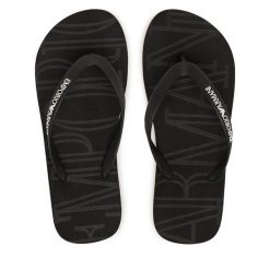 Japonki Emporio Armani. Czarne klapki i japonki męskie Emporio Armani. Za 319.99 zł.