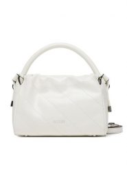 Guess Torebka Amys HWMY96 59160 Biały. Białe torebki klasyczne damskie Guess, z aplikacjami, ze skóry, bez dodatków. Za 399.99 zł.