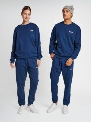 Bluza Hummel LGC Austin. Niebieskie bluzy sportowe damskie HUMMEL, na jesień, xs, bez wzorów, z bawełny, bez ramiączek, długie, bez kaptura. Za 286.00 zł.