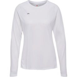 Damska koszulka z długim rękawem Newline Beat. Białe t-shirty damskie Newline, bez wzorów, bez kołnierzyka. Za 189.00 zł.