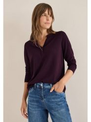 Cecil Koszulka w kolorze fioletowym rozmiar: L. Różowe bluzki damskie Cecil, l, bez wzorów, bez kołnierzyka, bez ramiączek. Za 117.73 zł.