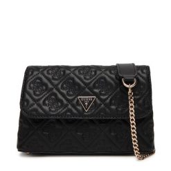 Torebka Guess. Czarne torebki klasyczne damskie Guess, z aplikacjami, bez dodatków. Za 479.99 zł.