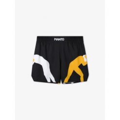 MANTO spodenki LOGO. Czarne szorty damskie Manto, bez wzorów. Za 189.00 zł.