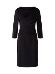 Oui Sukienka w kolorze czarnym rozmiar: 36. Czarne sukienki damskie Oui, bez wzorów, bez kołnierzyka, bez ramiączek, midi. Za 174.43 zł.