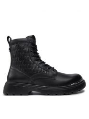 KARL LAGERFELD Trapery KL13054 Czarny. Czarne buty zimowe męskie Karl Lagerfeld, ze skóry, bez zapięcia. Za 839.99 zł.