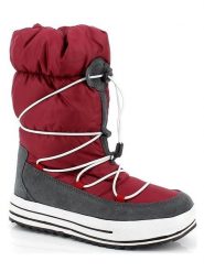 Kimberfeel Kozaki zimowe "Many" w kolorze czerwono-szarym rozmiar: 38. Czerwone kozaki damskie Kimberfeel, z materiału, bez obcasa. Za 126.45 zł.