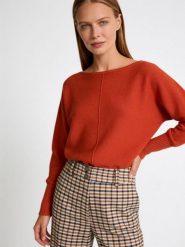 More & More Swetry Kobiety pomarańczowy, 44. Brązowe swetry klasyczne damskie MORE & MORE, bez kołnierzyka. Za 339.95 zł.