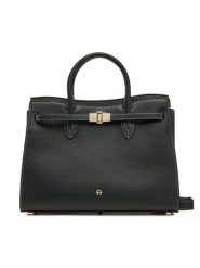 Aigner Torebka 133007 Czarny. Czarne torebki klasyczne damskie Aigner, bez wzorów, ze skóry, bez dodatków. Za 3,079.00 zł.