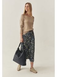 TATUUM Koszulka w kolorze jasnobrązowym rozmiar: M. Brązowe bluzki damskie Tatuum, m, bez wzorów, bez kołnierzyka, bez ramiączek. Za 143.90 zł.