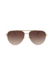 Guess Damskie okulary przeciwsłoneczne w kolorze złoto-jasnobrązowym rozmiar: 64. Brązowe okulary przeciwsłoneczne damskie Guess. Za 153.71 zł.