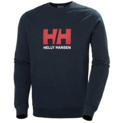 Bluza Helly Hansen HH Logo 2.0. Niebieskie bluzy bez kaptura męskie Helly Hansen, l, z bawełny. Za 341.00 zł.