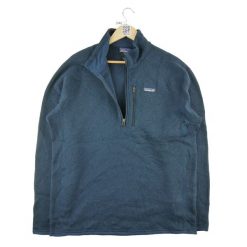 Second life - Lepszy Sweter Męski Z Polarowym Kapturem - Jak nowy. Niebieskie swetry męskie Patagonia, m, bez wzorów, z polaru, bez kołnierzyka. Za 255.56 zł.