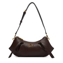 Torebka Guess. Brązowe torebki klasyczne damskie Guess, z aplikacjami, bez dodatków. Za 544.99 zł.
