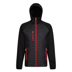 Męska Hybrydowa Kurtka Z Kapturem Navigate. Czarne kurtki męskie Regatta, m, bez wzorów, sportowe, z kapturem. Za 206.99 zł.