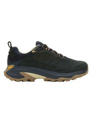 Merrell Skórzane buty trekkingowe "Moab Speed 2" w kolorze granatowo-czarnym rozmiar: 41. Czarne obuwie trekkingowe damskie MERRELL. Za 344.57 zł.