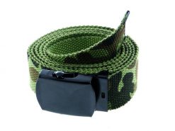 Pasek parciany camouflage. Zielone paski męskie MFH MAX FUCHS, bez wzorów. Za 36.99 zł.