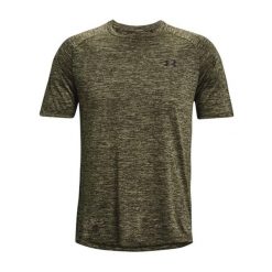 Koszulka fitness męska Under Armour UA Tech. Zielone t-shirty sportowe męskie Under Armour, m, bez ramiączek, do biegania. Za 89.00 zł.