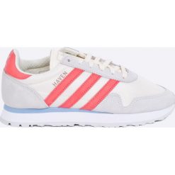 Adidas Originals - Buty Haven. Białe buty sportowe na co dzień damskie adidas Originals, bez wzorów, z materiału. W wyprzedaży za 239.90 zł.
