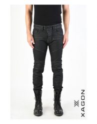 Xagon Jeansy "Bikers" | MR 228 | Mężczyzna | Czarny. Czarne jeansy męskie Xagon. W wyprzedaży za 549.00 zł.
