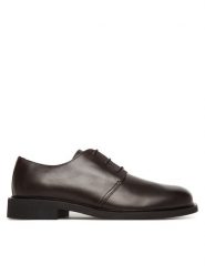 Calvin Klein Półbuty HM0HM01824 Brązowy. Brązowe buty wizytowe męskie CALVIN KLEIN, ze skóry, bez zapięcia. Za 899.99 zł.