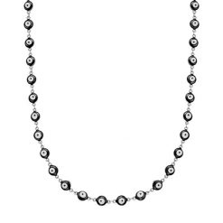 True Rebels Naszyjnik Allsehendes Auge ze stali nierdzewnej w srebrze Naszyjniki 1 ct Męskie. Szare biżuteria dla mężczyzn True Rebels, srebrne. Za 189.99 zł.