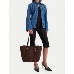 Torebka Nine West. Brązowe torebki klasyczne damskie Nine West, bez wzorów, bez dodatków. Za 329.99 zł.