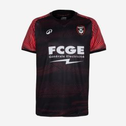 Koszulka piłkarska Kipsta AS Nancy Lorraine 25/26 wyjazdowa. Czarne t-shirty sportowe męskie KIPSTA, m, z elastanu, bez ramiączek, do piłki nożnej. Za 319.99 zł.