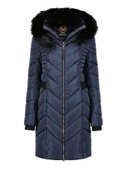 Maison Montaigne Parka "Dolmai" w kolorze granatowym rozmiar: XXL. Niebieskie parki damskie Maison Montaigne, xxl, z aplikacjami. Za 336.61 zł.