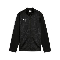 Kurtka z dresu Puma teamGoal Graphic. Czarne kurtki męskie Puma, bez wzorów, z dresówki, sportowe, bez kaptura. Za 287.50 zł.