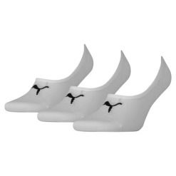 Skarpety Puma Footie 3 Pack, Dla obu płci. Białe skarpetki damskie Puma, bez wzorów. Za 50.00 zł.