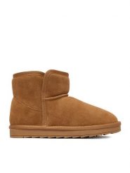 DeeZee Śniegowce DZKD-MX04 Beżowy. Brązowe kozaki dziewczęce DeeZee, bez wzorów, z materiału, bez obcasa. Za 249.99 zł.