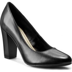 Czółenka i Szpilki LASOCKI 70382-01. Czarne czółenka damskie Lasocki, bez wzorów, ze skóry, bez obcasa. Za 179.99 zł.