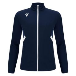 Bluza z pełnym zamkiem błyskawicznym Macron Raijin. Białe bluzy sportowe damskie Macron, s, bez wzorów, z gumy, bez ramiączek, długie, bez kaptura. Za 266.00 zł.