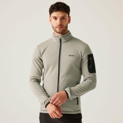 Softshell turystyczny męski Aldean. Szare kurtki softshell damskie Regatta, m, bez wzorów, z softshellu, bez kaptura. W wyprzedaży za 249.99 zł.