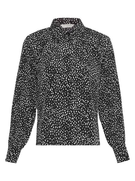 MOSS COPENHAGEN Bluzka "Jace Rhian"w kolorze czarno-białym rozmiar: XS. Białe bluzki damskie MOSS COPENHAGEN, xs, bez wzorów, bez kołnierzyka, bez ramiączek. Za 113.36 zł.