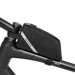 Torba rowerowa na ramę, SAHOO. Czarne torebki klasyczne damskie SAHOO, bez wzorów, z nylonu, bez dodatków. Za 47.90 zł.
