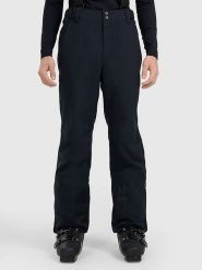 4F Spodnie narciarskie w kolorze czarnym rozmiar: S. Czarne spodnie materiałowe męskie 4f, bez wzorów. Za 244.22 zł.