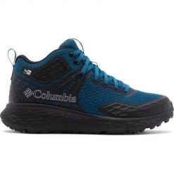 Buty trekkingowe męskie Columbia Konos TRS Mid. Niebieskie buty trekkingowe męskie Columbia, z materiału, za kostkę, bez zapięcia, trekkingowe. Za 645.00 zł.