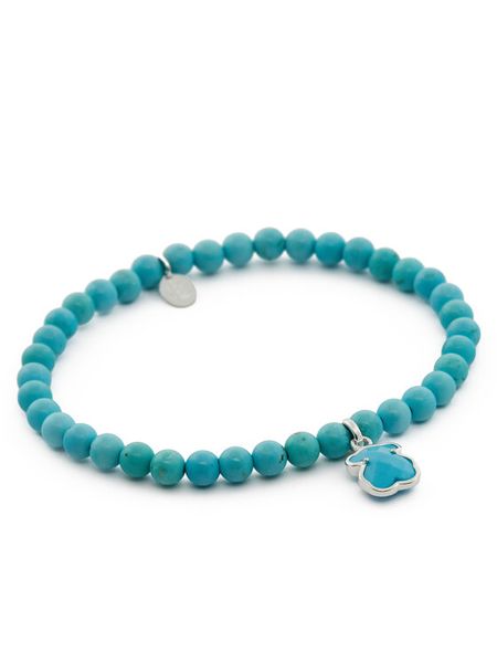 TOUS Bransoletka Icon Color 1003678900 Niebieski. Niebieskie bransoletki damskie Tous, srebrne. Za 419.99 zł.