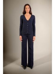 Perfect Cashmere Kaszmirowy kardigan "Chalais" w kolorze granatowym rozmiar: XXL. Niebieskie kardigany damskie Perfect Cashmere, xxl, bez wzorów, z kaszmiru. Za 369.99 zł.