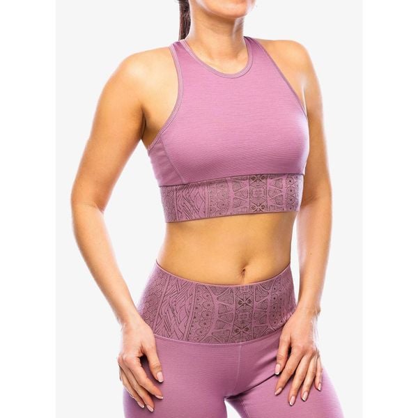 Top damski Super.natural Arabesque Lf Top. Czerwone topy sportowe damskie Super.natural, s, bez wzorów, bez ramiączek. Za 208.99 zł.