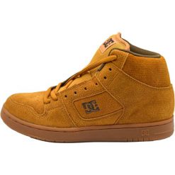 Trampki DC Shoes Manteca 4 High, Brązowy, Mężczyźni. Brązowe trampki i tenisówki męskie DC Shoes, bez wzorów, z zamszu, bez zapięcia. Za 422.00 zł.