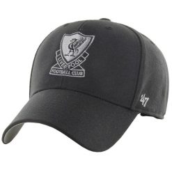 Męska czapka z daszkiem 47 Brand EPL FC Liverpool Cap. Czerwone czapki męskie 47 Brand, bez wzorów, z wełny, sportowe. Za 99.99 zł.