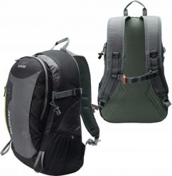 Trekkingowy plecak turystyczny Hi-Tec Murray. Szare plecaki damskie Hi-tec, bez wzorów, z materiału. Za 147.60 zł.