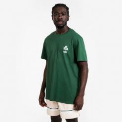 Koszulka do gry w koszykówkę unisex Tarmak NBA Celtics TS 900. Zielone bluzki damskie TARMAK, m, bez wzorów, z bawełny, sportowe, bez kołnierzyka, bez ramiączek. Za 79.99 zł.