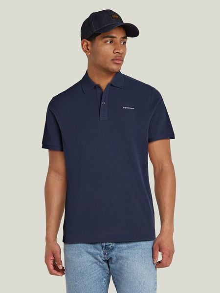 G-Star Koszulka polo w kolorze granatowym rozmiar: XXL. Niebieskie koszulki polo męskie G-Star, xxl, bez wzorów, z bawełny, bez ramiączek. Za 175.26 zł.