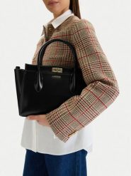 Lasocki Torebka CEO-LSK-L-020-09 Czarny. Czarne torebki klasyczne damskie Lasocki, bez wzorów, z materiału, bez dodatków. Za 169.99 zł.