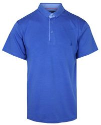 Koszulka POLO, Chabrowa Casualowa, Krótki Rękaw, Jednokolorowa, T-shirt -BARTEX. Niebieskie koszulki polo męskie Bartex, l, bez wzorów, z bawełny, bez ramiączek. Za 139.00 zł.
